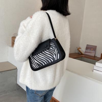 China 2020 Stylish PU Zebra Print Cross - Body Bags PU Shoulder Bag For Women Fashion Ladies Bag for sale