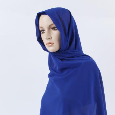 China Wholesale Chiffon Hijabs Women Muslim Hijab Scarf 2021 Light Weight for sale