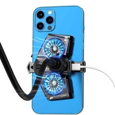 China PORTABLE Solid State Fan Mobile Phone Cooler Stand Phone Heatsink For For Game for sale