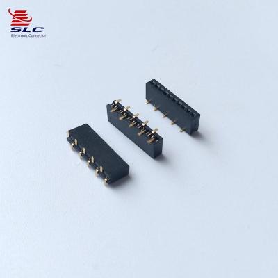 China PCB 5P 2.54mm Header Height5.0 Female Single Row Right Angle Type for sale