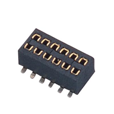 China PA6T Female PCB Connector 1.27mm Pitch 2xNP Header for sale