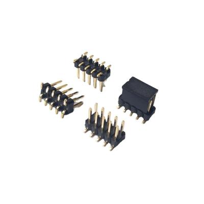 China PCB 2.54mm Pin Header H=2.5 Double Row SMT Type for sale