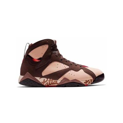 China Fashion Trend Sports Basketball Shoes Jordan 7X Patta OG PS Graffiti Casual Dutch Brown for sale