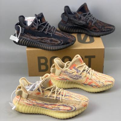 China Cushioning 2022 Custom Original High Quality Yeezy Men Casual Shoes Sneakers Wholesale 1:1 v2 black white mono haze yeezy 350 for sale