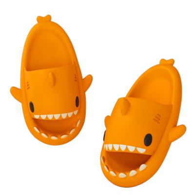 China Cushioning custom export slipper sandals can be designed teenage slipper shark beach rubber slipper. for sale