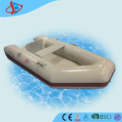 China White Hand Paddle PVC Inflatable Boats Durable Water Sport For Adults for sale