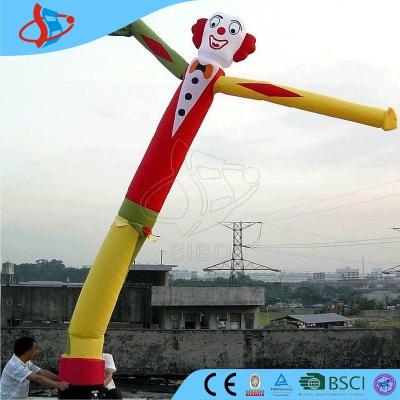 China Red Big Inflatable Air Dancer / Inflatable Christmas Yard Decorations for sale