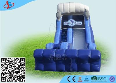 China Kindergarten Printing Fun Big Inflatable Slide With Repair Kits for sale