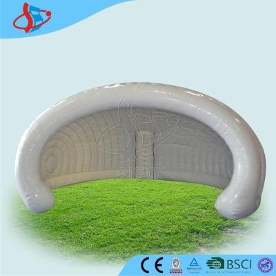 China White Foldable Shell Shape Inflatable Event Tent For Fun Days for sale