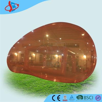 China Orange Giant Hot Air Inflatable Party Decorations PVC Inflatable Air Balloon for sale