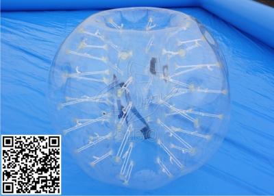 China 0.8mm TPU Family Inflatable Balls , Clear Inflatable Bumper Ball for sale