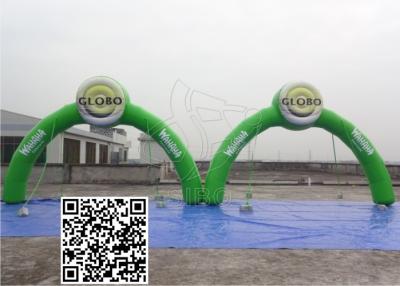 China Do partido comercial inflável do homem de propaganda do ar porta inflável relativa à promoção selada verde do arco à venda