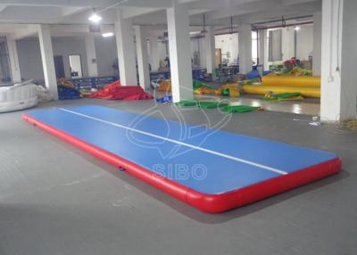 China Blauwe 8*2*0.2m de Gymnastiekmat van de Luchtvloer voor Fysieke Opleiding met Ce Te koop