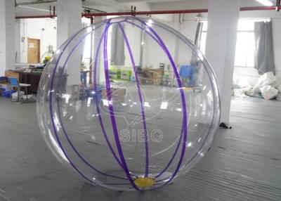 China paseo transparente en bola del agua, uso inflable del PVC de 0.8m m de la piscina de la bola de la aguamarina de los niños en venta