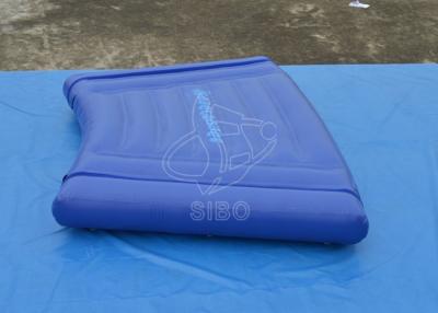 China Blue Inflatable Water Park Case PVC Inflatable Aqua Park Corner For Kids for sale