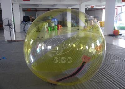 China Safe 0.8mm Pvc Rolling Inflatable Balls Transparent Inflatable Aqua Ball for sale