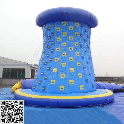 China 50 - 60℃ Temperature Resistance Popular Inflatable Mushroom Climbing Wall for sale