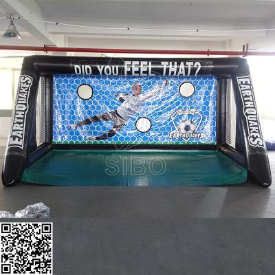 China Adults / Children Portable Inflatable Sports Games For Football Soccer Goal for sale