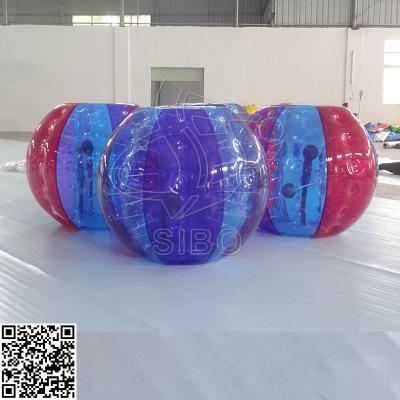 China Bola gigante del hámster del Pvc de la batalla del rollo de parachoques inflable colorido de la bola para la gente en venta