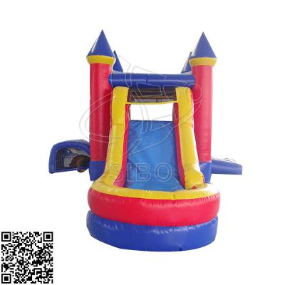 China OEM / ODM Colorful Pvc Tarpaulin Inflatable Bouncer Jumping Castle With Slide for sale