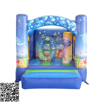 China Durable 0.6 + 0.9mm PVC Tarpaulin Inflatable Jumping Bouncer Children Bouncer Castle for sale