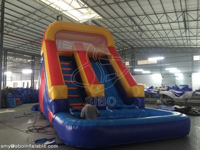 China Large  Commercial Inflatable Water Slides , Racing Games Outdoor Inflatable Equipment for sale