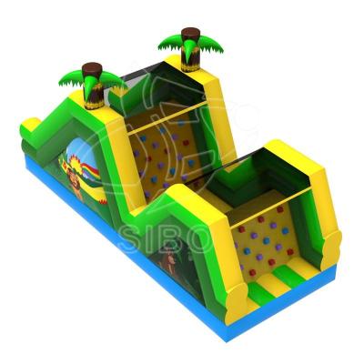 China Corrediça inflável com escalada para Pvc Inflatables do divertimento para a certificação do Ce de Game Center à venda