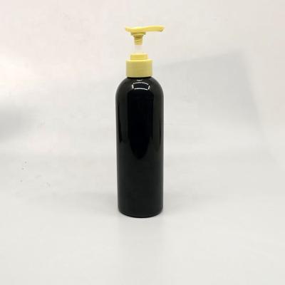 China Factory Direct Sale Black 350ml PET Spray Bottles Liquid Detergent Packing Plastic Bottles With Pump Sprayers For Lotion for sale