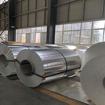 China Factory supply anti-corrosion h14 aluminum coil 1050 1060 series aluminum sheet with blue PVC film for sale