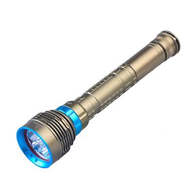 China Emergency High Power L2 7LED Fishing Waterproof Swimming Strong Lightweight Underwater Diving Flashlight for sale