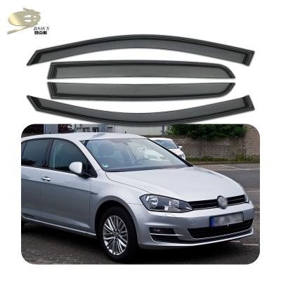 China PMMA Window Shades For VOLKSWAGEN VW GOLF 2012 Automobile Vent Weather Shield Deflector Wind Breaker Sun Shade Rain Guard for sale