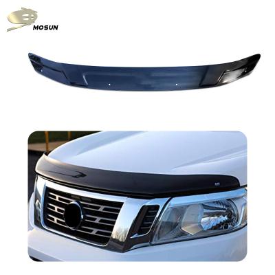 China 2015-2020 MoSun Factory Hood Guard Protector For Navara np300 Single Front Bug Shield Hood Deflector Accessories for sale