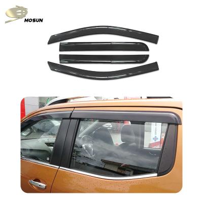 China MOSUN PMMA Window Shades For Nissan Navara NP300 2015-2022 Automobile Vent Weather Shield Weather Shield Wind Breaker Rain Guard for sale