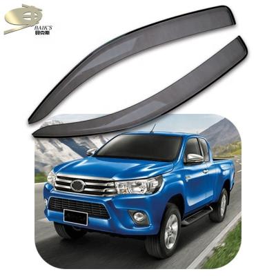 China Mosun Auto Accessories Factory Window Sun Shade Rain Shield Single Door Sun Shade For Hilux Vigo For Hilux REVO 2005 2015 2018 2dr Single Cab for sale