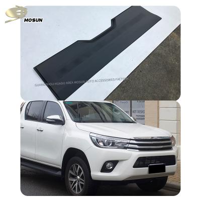 China Mosun Single Tailgate Cover Rear Door Trim For Hilux REVO 2015 2018 2020 2021 for sale