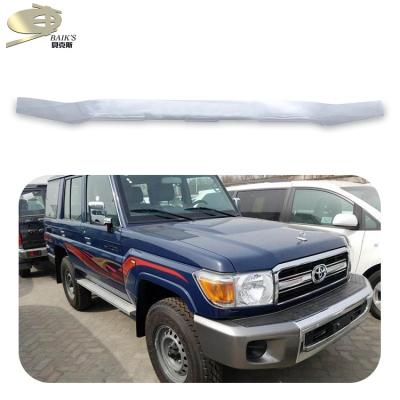 China MoSun Factory Cowl Guard Protector For LC76 LC77 Single Front Bug Shield Hood Deflector For FJ Cruiser 76 77accessories for sale