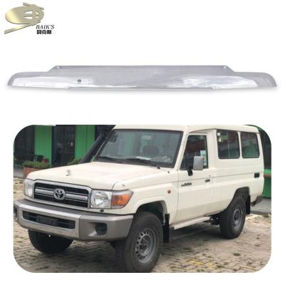 China Single Guard Hood Protector for LC71 73 74 Hood Front Bug Shield Hood Deflector for LC75 LC78 LC79 Double Cab Auto Accessories for sale