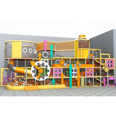 China Indoor Soft Playground Equipment Kids Slide Indoor Plastic Soft Play Equipment Amusement Parks For Kids Ball Playground Games for sale