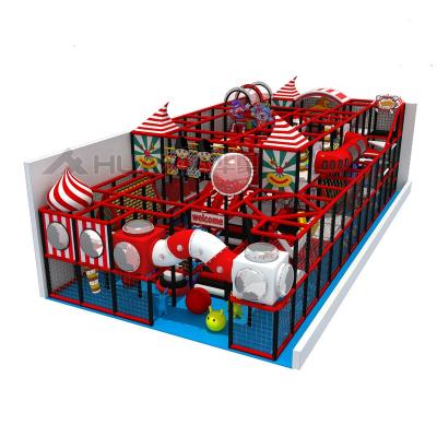 China 7-10 Years Vasia London Red Playground Kids Indoor Soft Play Equipment For Sale for sale