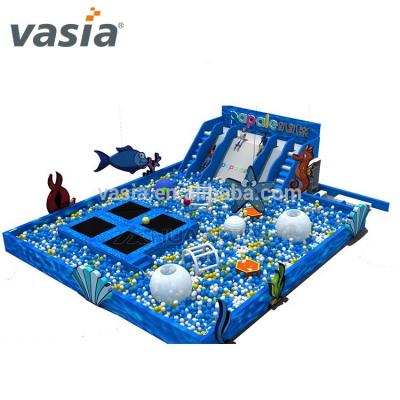 China Popular Indoor Plastic Playground Forest Series Ballpit Kids Plastic Playground Equipment For Sale for sale