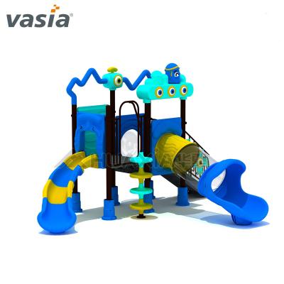 China 2020 Hot Sale Plastic Playground Huaxia Plastic Kids Swing Slide Outdoor Playground Equipment for sale