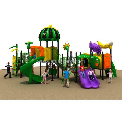 China Plastic Playground Outdoor Playground For Children Play At Schools Fruit Series VASIA With Colorful Pieces for sale