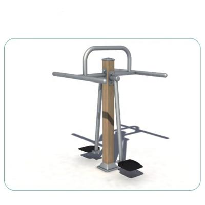 China Lumbar Joints Body Building Exercise Device Plastic Wood Outdoor Fitness Equipment Muscle Strength Building for sale