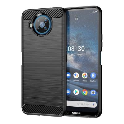 China Shockproof For Nokia 8 Plus New XR20 G20 G50 G11 Carbon Fiber TPU Back Cover Soft Rubber Phone Case For Nokia 7.2 G11 C21 Plus for sale