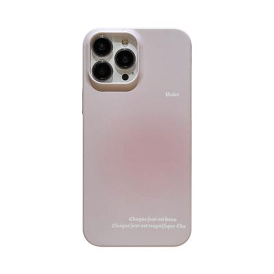 China Hot Sale Shockproof Printing Gradient Pink Mobile Cell Cover For Iphone 15 14 13 12 pro Max Phone Cases for sale