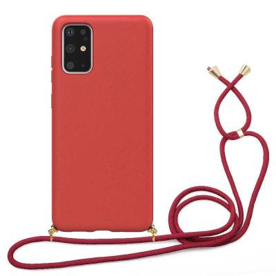 China Eco-friendly Degradable Shockproof Phone Case For iPhone 13 Pro Max Fashion Mobile Phone Case For iPhone 15 14 Case With String Rope for sale