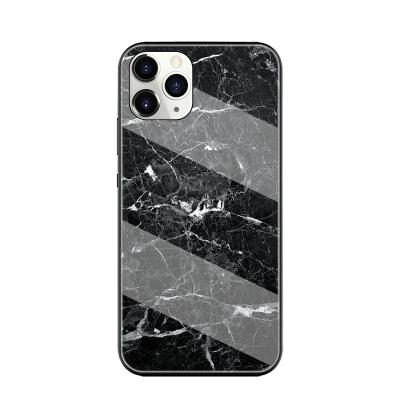 China Shockproof Luxury Tempered Glass Case For iPhone 15 Pro Max Tempered Glass TPU Hard Marble Protective Back Cover For iPhone 14 pro Max Plus for sale