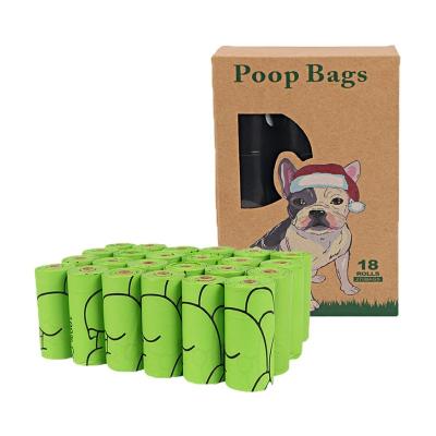 China Custom Eco Friendly Biodegradable Cornstarch Doggie Poo Dog Waste Poop Compostable Poop Bag Sustainable Wholesale for sale