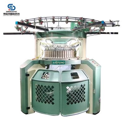 China Sinoeastec Double Tank Top Velvet Faux Mink Circular Fur Mink Circular Knitting Machine for sale