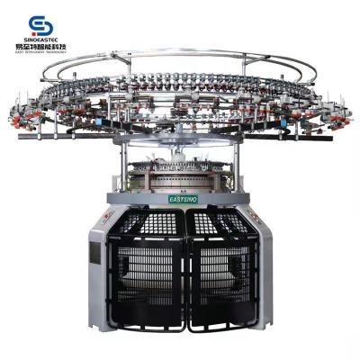 China CIRCULLAR KNITTING Jersey Fleece Fabric Netting And Simple Knitting Machine for sale